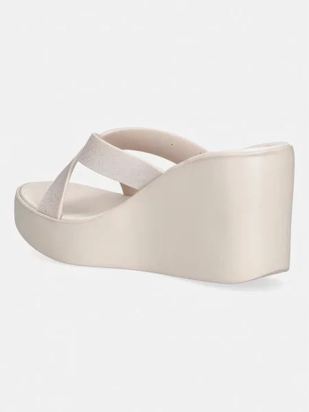 Női papucsok Ipanema High Fashion II Slide beige/glitter/pink. Méret: 38 EU bézs