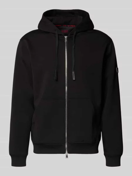 Bluza rozpinana zapinana na błyskawiczny Guess czarna