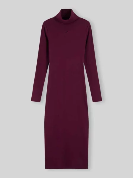 Dopasowana sukienka casualowa z mieszanki bawełny Tommy Jeans