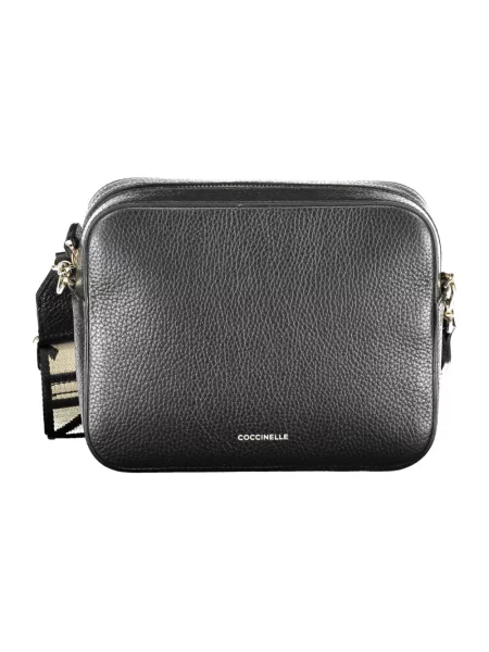 Torebka crossbody Coccinelle skórzana czarna