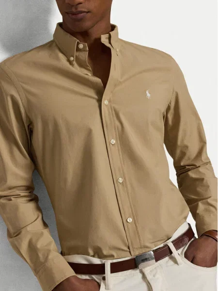 Polo Ralph Lauren Marškiniai smėlio