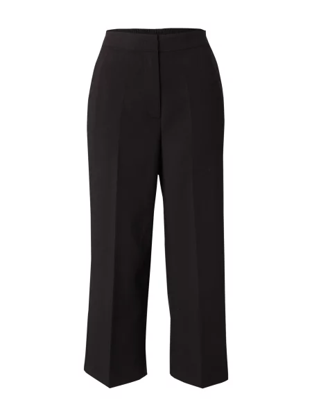 NÜMPH Pantaloni cu dungă RONJA' negru