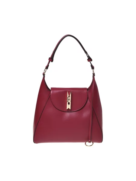 Torebka Love Moschino skórzana czerwona