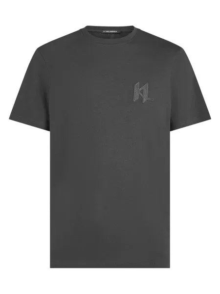 Karl Lagerfeld Tricou închis gri