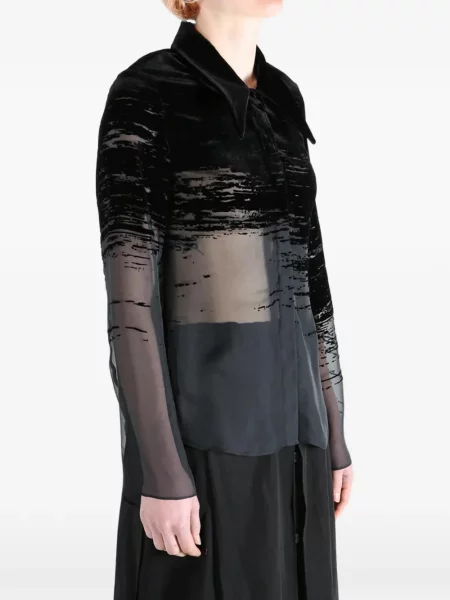 Top Grace Ling negru