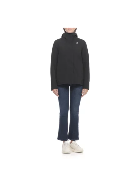 K-Way Kurtki Kobieta L Kurtka Rozkloszowana Aw 25 czarny