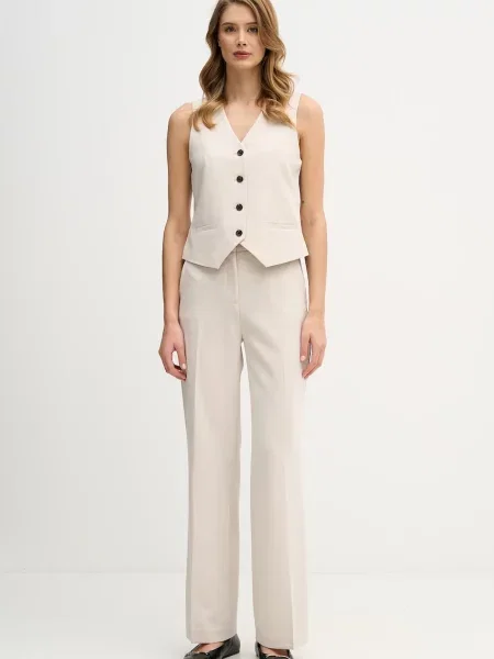 Sisley kamizelka jednorzędowa beżowy