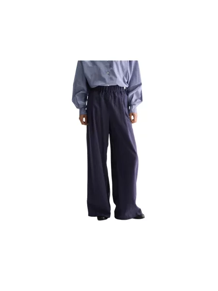 Szerokie spodnie Bellerose niebieskie