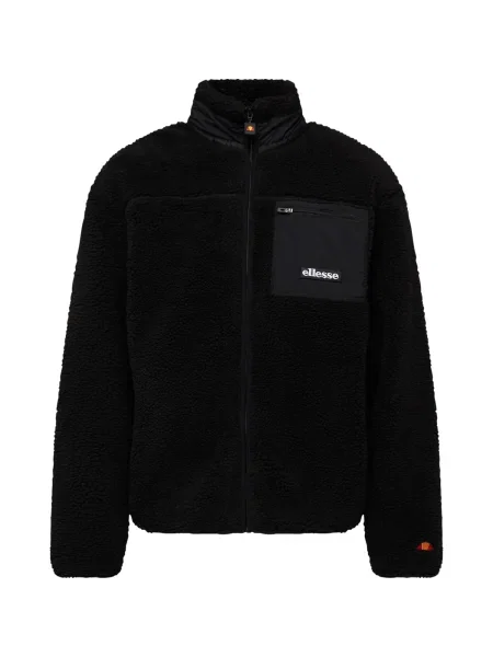 ELLESSE Jachetă fleece Este portocaliu / roșu / negru alb