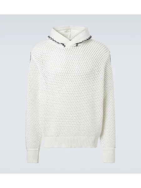 Hoodie Orlebar Brown s črtami rjava