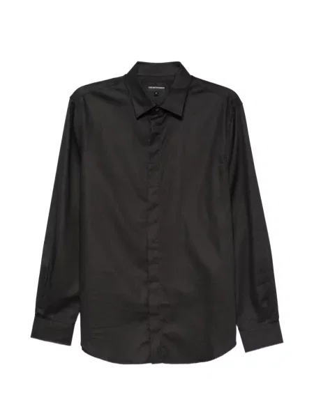 Košeľa Emporio Armani čierna
