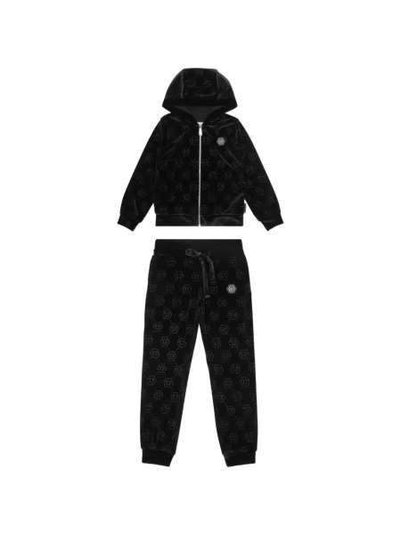 Komplet dresowy dziecięcy Philipp Plein czarny