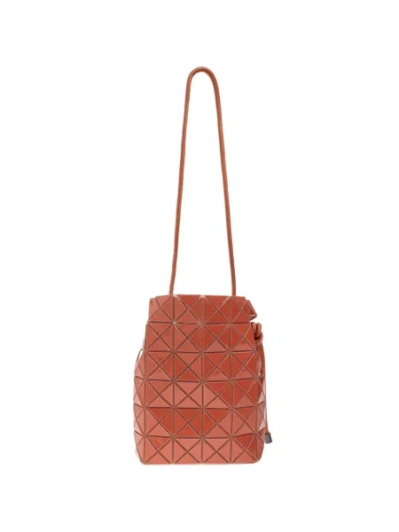 Geantă bucket Bao Bao Issey Miyake cu imprimeu geometric portocaliu