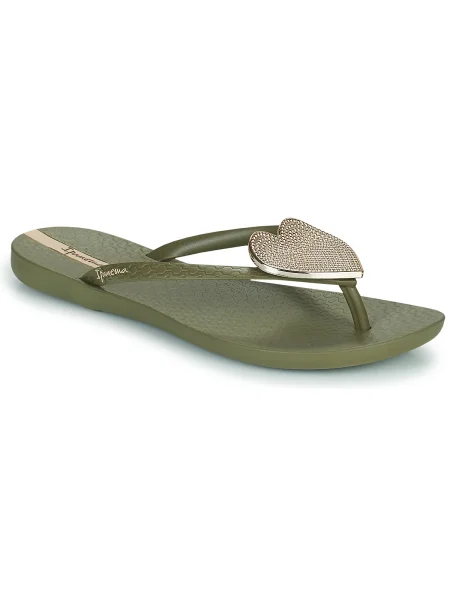 Maxi pantofi Ipanema cu motiv cu inimi kaki