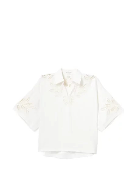 Bluză Rag & Bone cu broderie alb