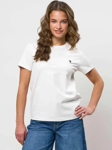 U.S. POLO ASSN. Top UWLeika alb