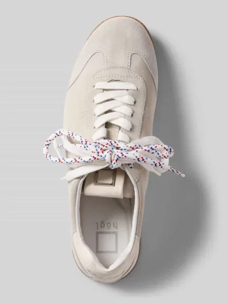 Sneakersy ze skóry z wiązaniem Högl