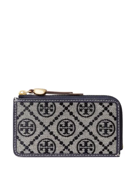 Portfel Tory Burch niebieski