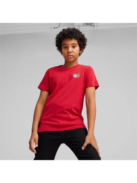 T-shirt dziecięcy Puma X One Piece Graphic czerwona