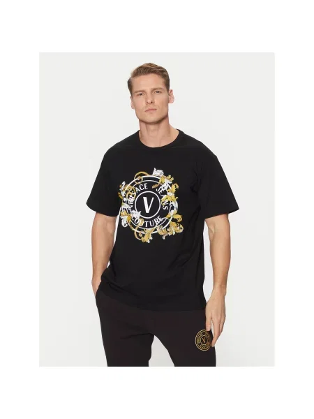 Versace Jeans Couture Футболка Regular Fit чорний