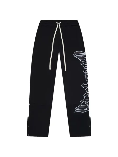 Pantaloni Godspeed alergare cu autograf negru