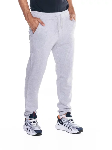 Bluza miękki z z kieszeń na czas wolny szara
