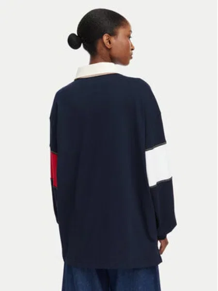 Tommy Jeans Jopa Tjw Ovs Mornarsko Oversize modra