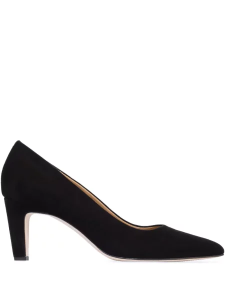 Pantofi cu toc Bernardo din piele de căprioară negru