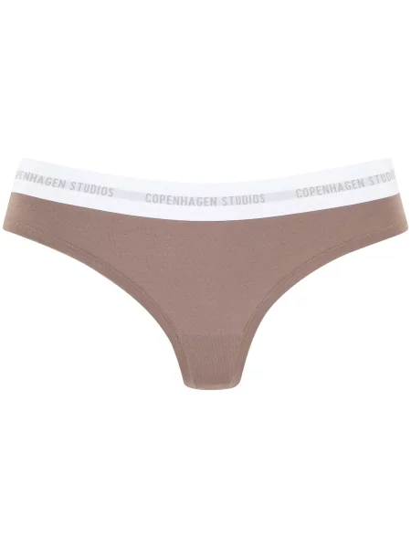 Copenhagen Studios Tanga maro / gri deschis alb