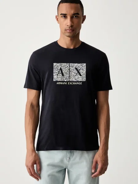 Armani Exchange tricou pentru bărbați din albastru