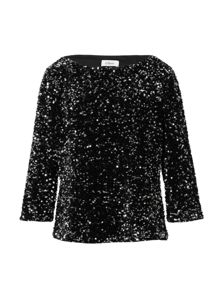 S.Oliver BLACK LABEL Bluza crna