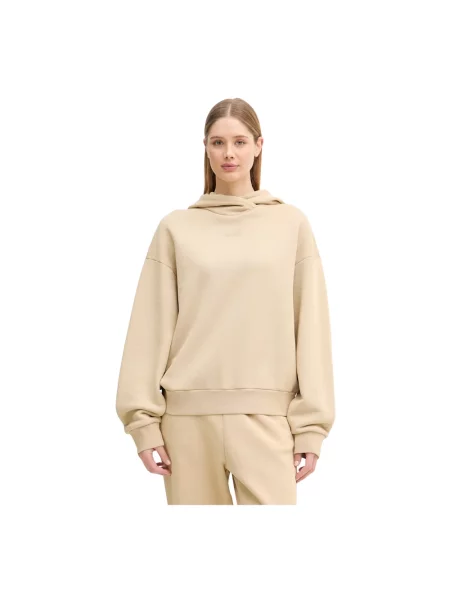 Bluza z kapturem Emporio Armani Ea7 z kapturem beżowa