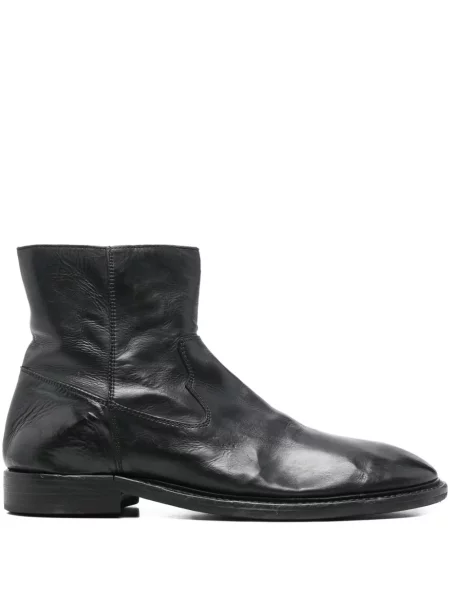 Cizme scurte Moma din piele negru