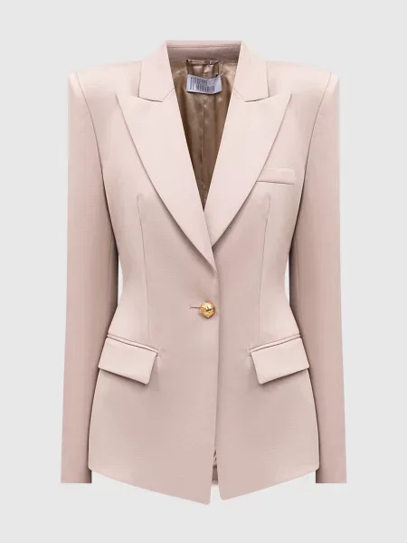 Жакет з вовни Giuseppe Di Morabito Milano бежевий