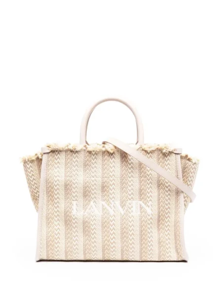 Geantă Lanvin cu model herringbone