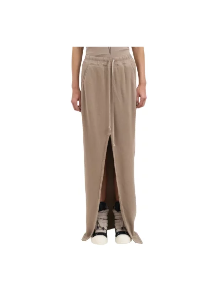 Spódnica maxi Rick Owens brązowa