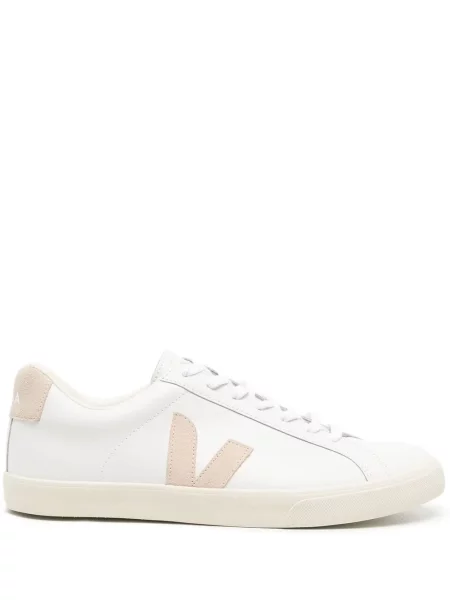Sneakerși Veja Esplar din piele alb