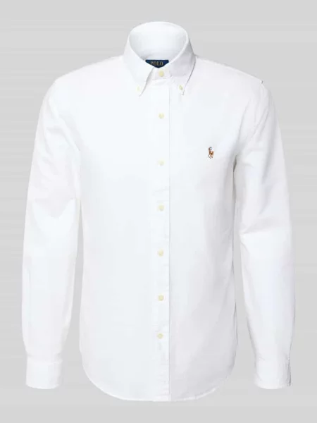 Koszula Polo Ralph Lauren z długim rękawem z twillu biała
