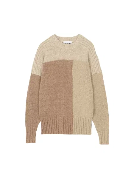 Sweter Marant Etoile wełniany beżowy