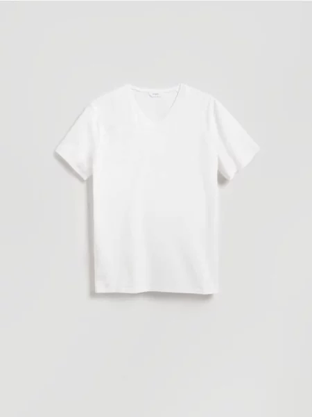 Reserved Tricou slim fit din alb