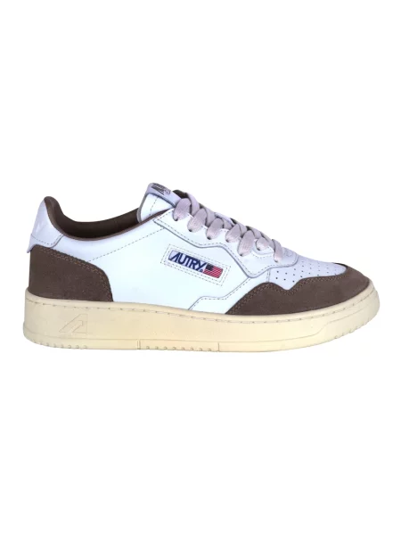 Sneakersy Autry brązowe