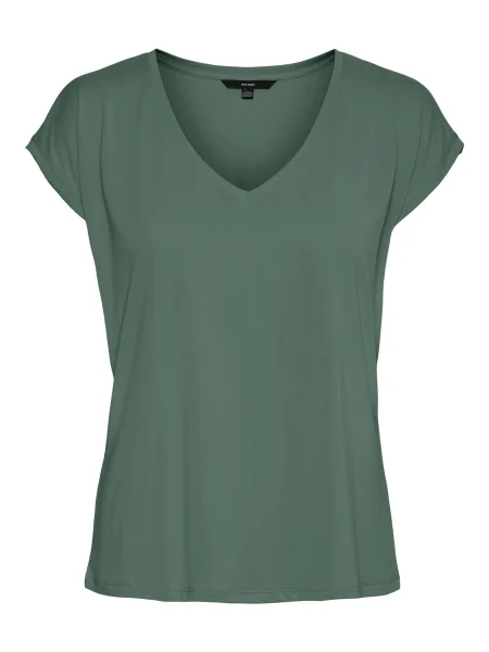 VERO MODA Tricou Filli închis verde