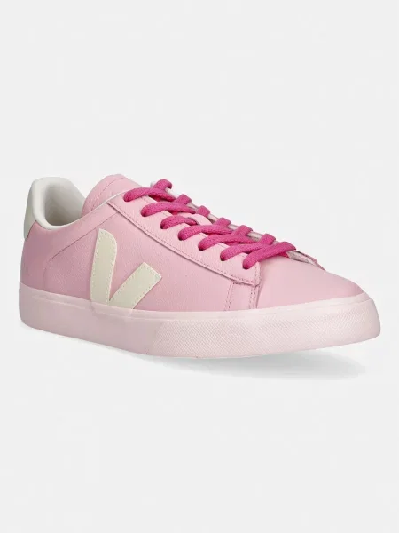 Kožené tenisky Veja CAMPO LEATHER růžové