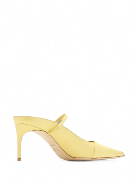 Papuci tip mules Malone Souliers din piele galben