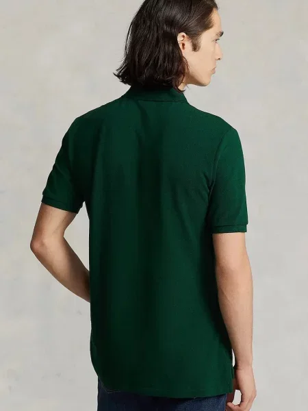 Krátky polokošeľa Polo Ralph Lauren s krátkymi rukávmi zelená