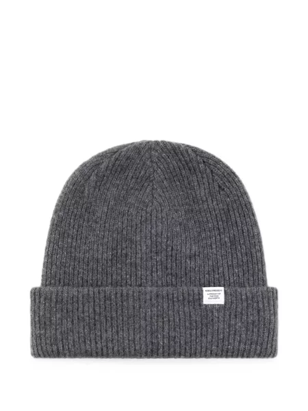 Căciulă Norse Projects tricotate gri