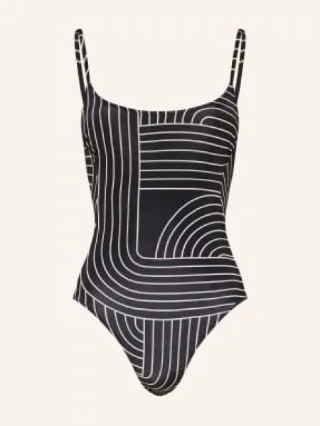 Watercult Strój Kąpielowy Line Set schwarz czarny