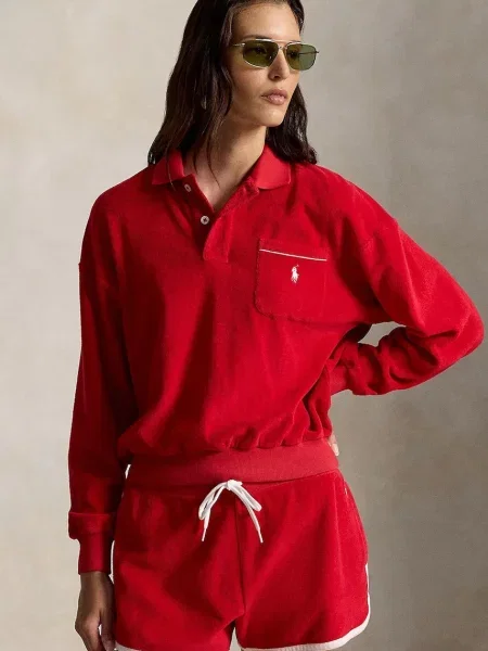 Tricou polo Polo Ralph Lauren din material terry