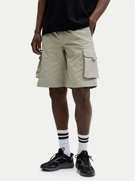 Jack & Jones Kratke hlače iz tkanine Cole Ivan zelena