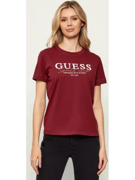 GUESS ACTIVE Tricou ARTEMISIA bordo